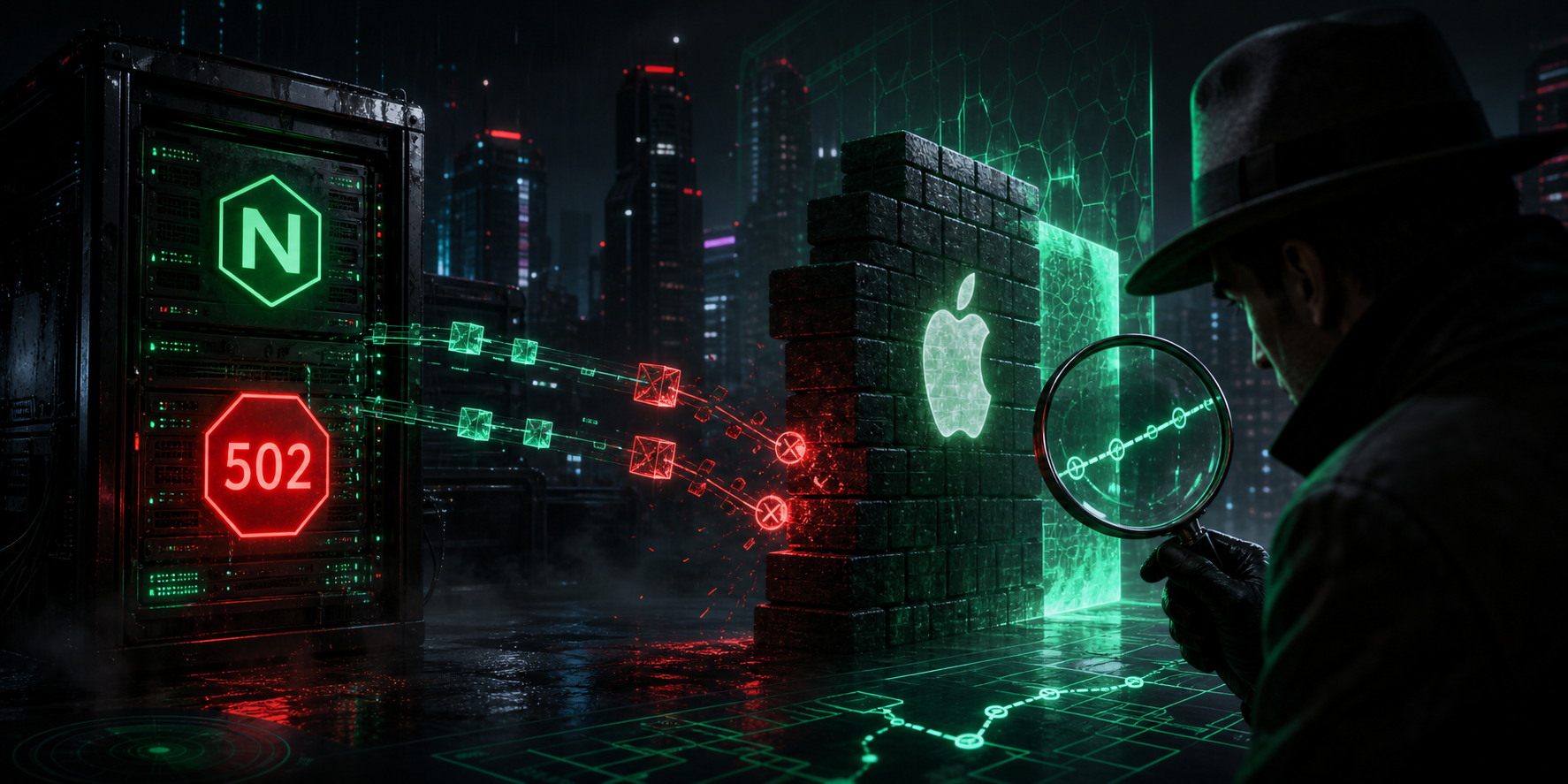 一次 nginx 代理局域网服务 502 的排查：从 proxy_pass 到 macOS NECP